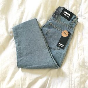 NWT DR DENIM NORA JEANS—retro, organic cotton mom jeans, sky high, regular fit